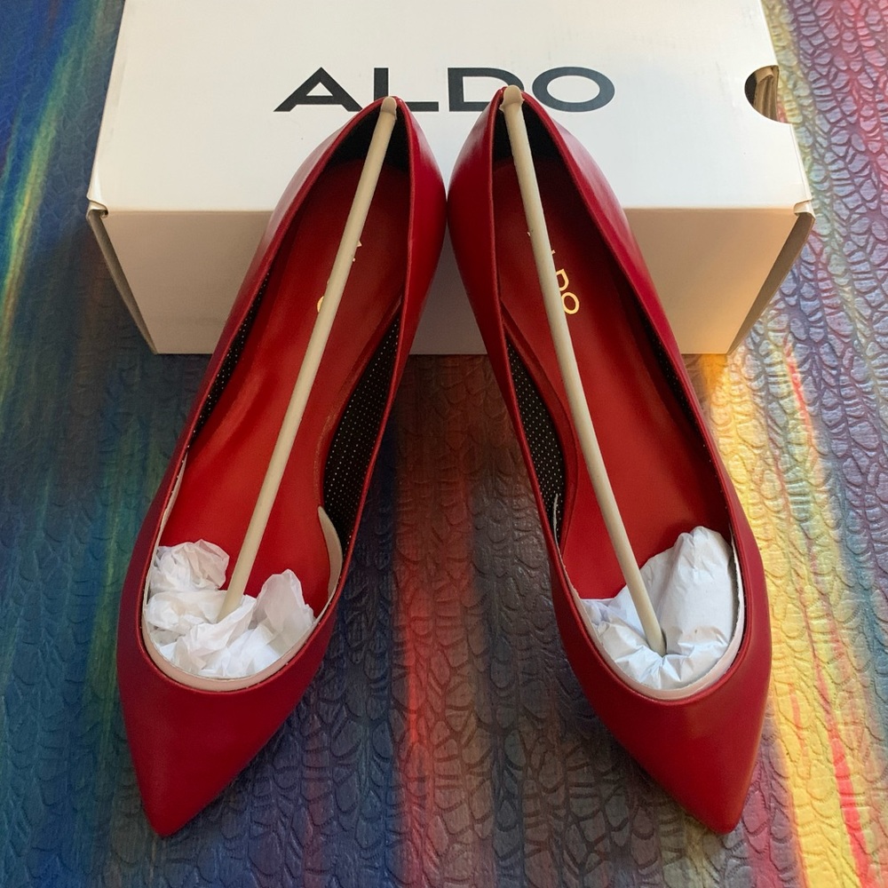 ALDO Agriacia Red Flats - Size 9 - New in Box/NIB
